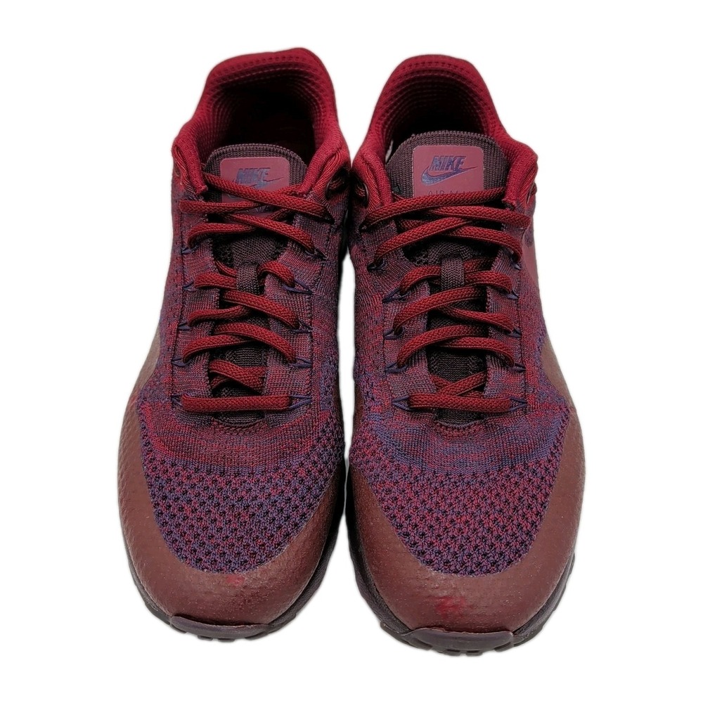 Nike Mens Air Max 1 Ultra Flyknit Shoes Grand Purple Team Red 856958-566 Size 11 - Picture 14 of 14